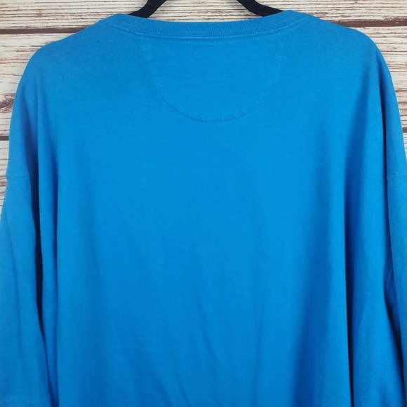 Duluth Trading Mens 4XL Blue Short Sleeve Pocket Longtail T Tee T-Shirt     #155 - Picture 7 of 8